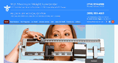 Desktop Screenshot of mdweightlossca.com